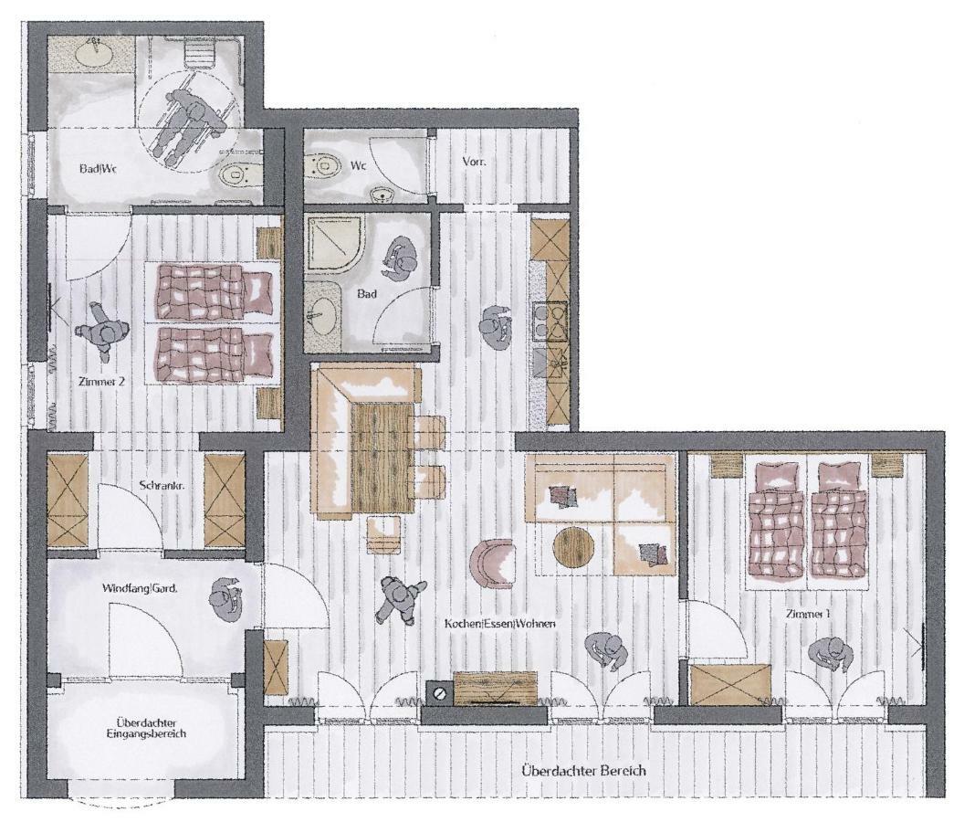 Appartements Erwin Huettl III Neukirchen am Großvenediger Eksteriør billede
